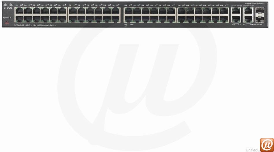 Cisco - SRW248G4-K9-NA - Switch Fast 48 portas Cisco SF300-48 (48